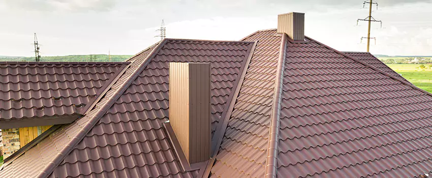Residential Chimney Flashing Restoration in Storrs, CT