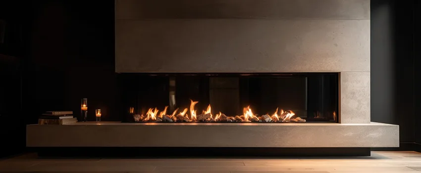Gas Fireplace Ember Bed Design Services in Storrs, Connecticut