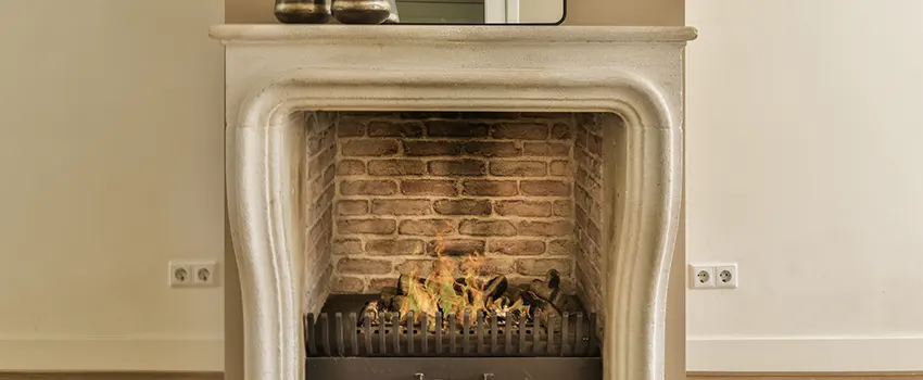 Vintage-style Fireplace Redesign in Storrs, Connecticut