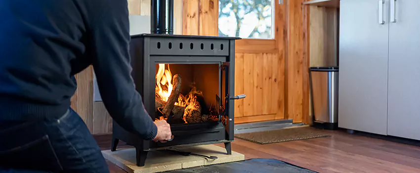 Open Hearth Wood Fireplace Installation in Storrs, CT