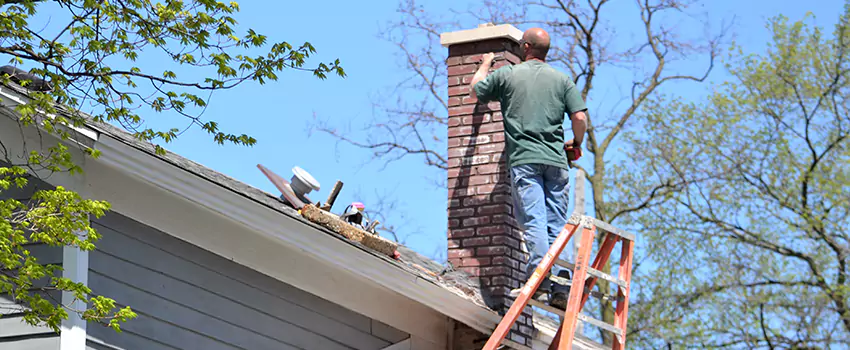 Vinyl and PVC Chimney Flashing Installation in Storrs, CT