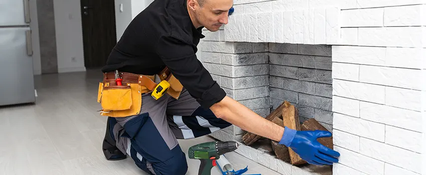 Fireplace Damaged Damper Frame Repair Services in Storrs, Connecticut