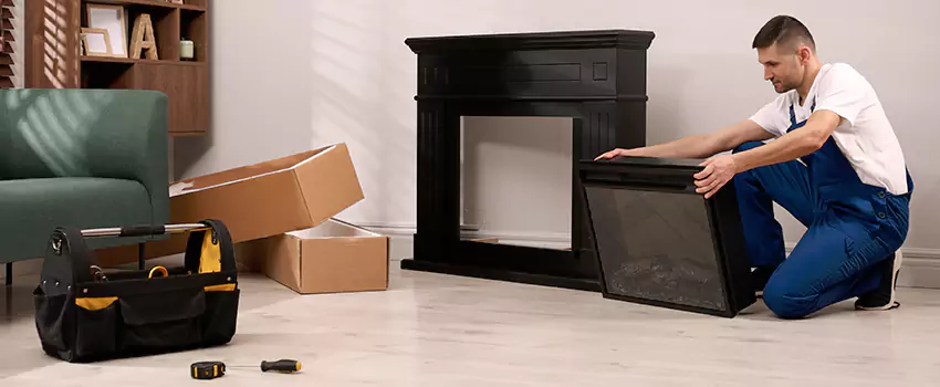 Old Rusted Metal Fireplace Repair And Replacement in Storrs, CT